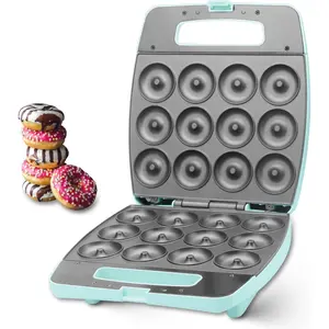 Baker's Friend Mini Donut Maker Machine, Bake 12 Mini Doughnuts, Maquina Para Hacer Donas, Perfect for Breakfast, Snacks, Desserts & More