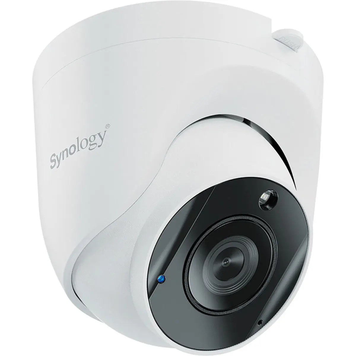 Synology TC510 5MP AI Network IP Turret Security Camera - Indoor/Outdoor, Night Vision, TAA Compliant, AI Analytics, Surveillance Station Monitoring