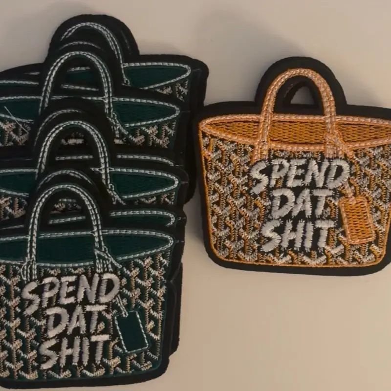 Iron On Purse Patch, Durable Decorative Embroidered Patch for Purse Repair & Enhancement