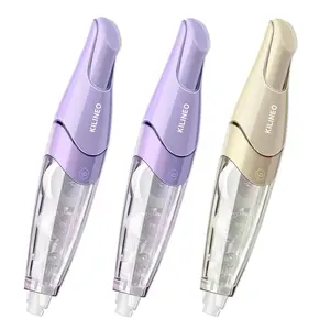 Refillable Retractable White Correction Tape Pen Shaped Smooth Pull Out Japanese Aesthetic Cute Correction Tape for Office Supplies 3 PCS
