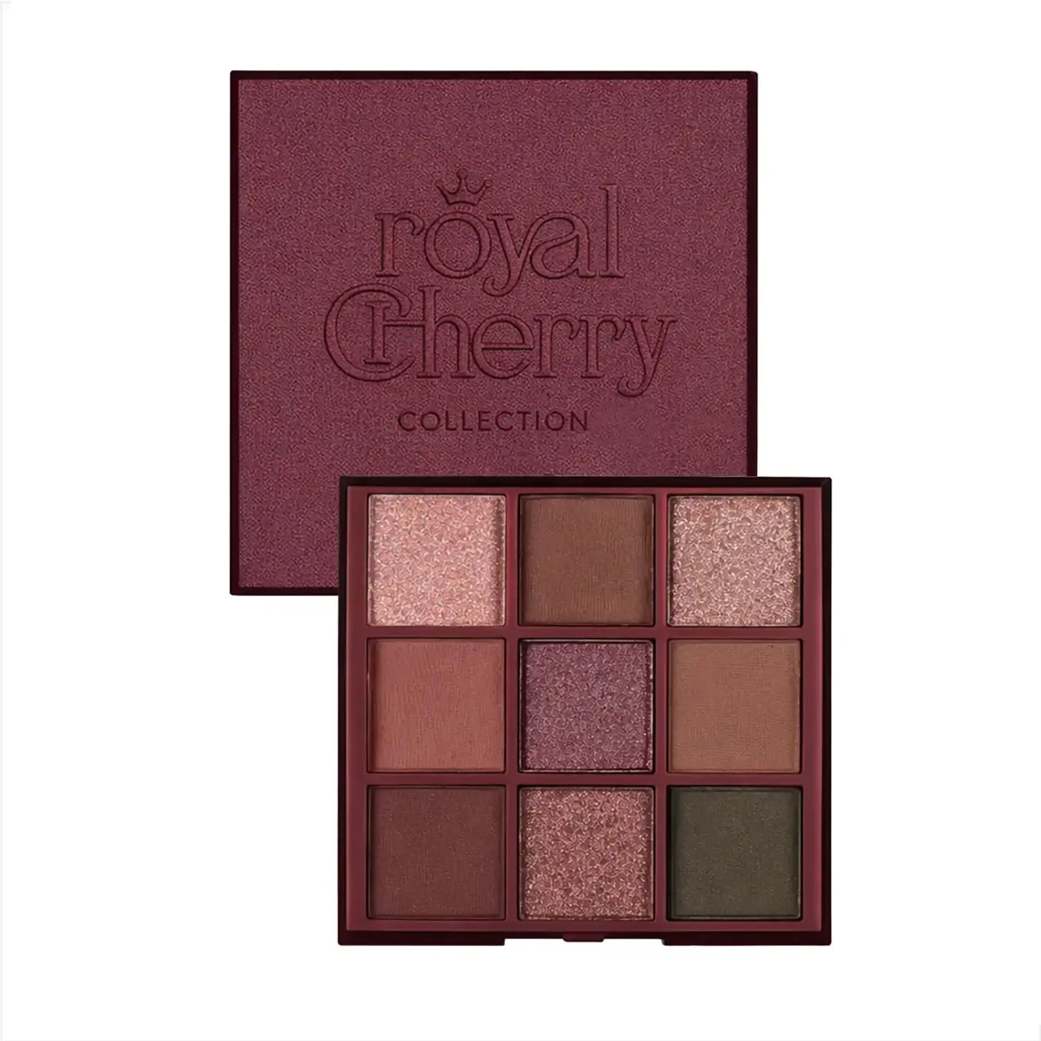 FARMASI Royal Cherry Collection Eyeshadow Palette - Genuine New, Soft Glam, Shimmery, Matte, Color Gradients, Assorted Colors, 10gr/0.38oz, Soft Glam Eyeshadow, Shimmery Eyeshadow