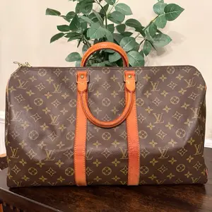 Pre-owned Louis Vuitton Canvas Travel Bags Monogram Keepall 45 (2000)