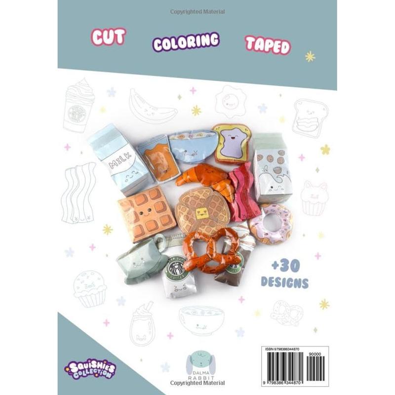 Paper Squishy Breakfast: DIY coloring and craft book. Create cute squishies toys. (Squishies Collection) Paperback – March 9, 2023