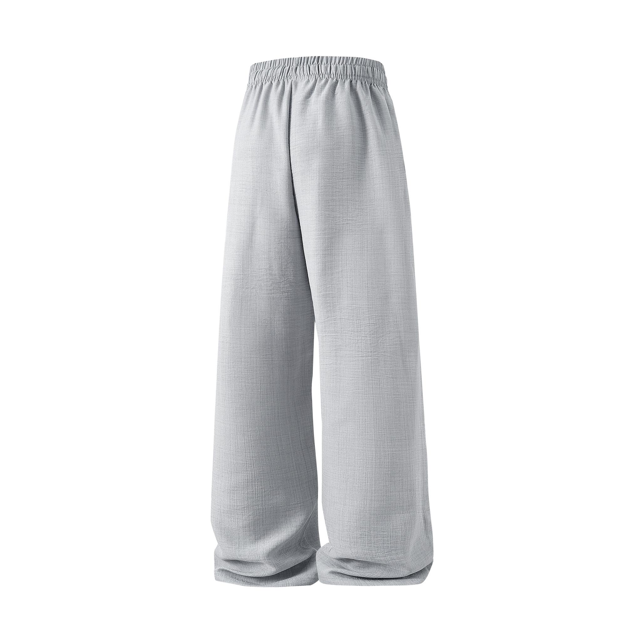 Men’s summer lightweight casual retro pants | Loose fit, drawstring tie, breathable and stylish, suitable for indoor gatherings and outdoor activities, minimalist design | Composition: 100% polyester fiber, cool to wear Trouser pantalones para hombre Men’s summer lightweight casual retro pants | Loose fit, drawstring tie, breathable and stylish, suitable for indoor gatherings and outdoor activities, minimalist design | Composition: 100% polyester fiber, cool to wear Trouser pantalones para hombre