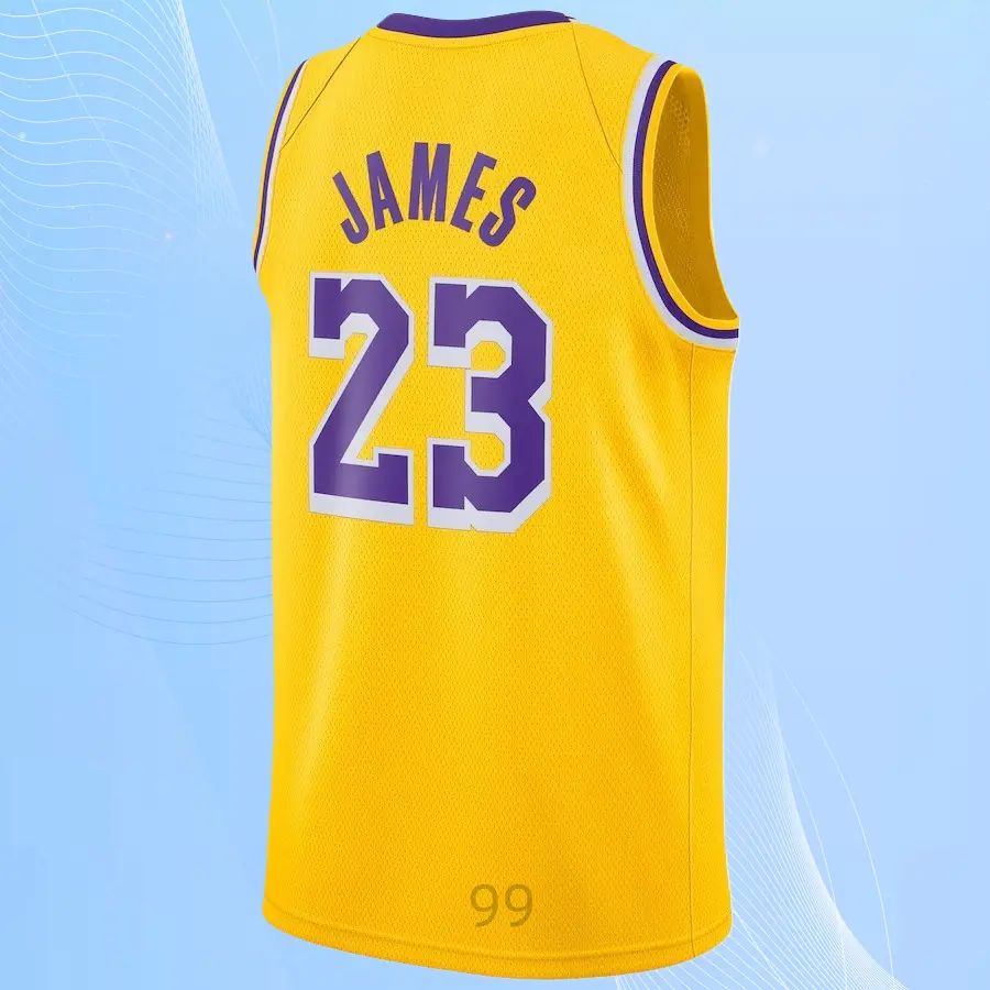 Men's stitched Basketball Jersey Gold CV 2025 Men's stitched Basketball Jersey Gold CV 2025