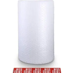 Bubble Cushioning Wrap Rolls 3/16" x 12" x 15' ft Total, Perforated Every 12" for Packaging, Shipping & Mailing
