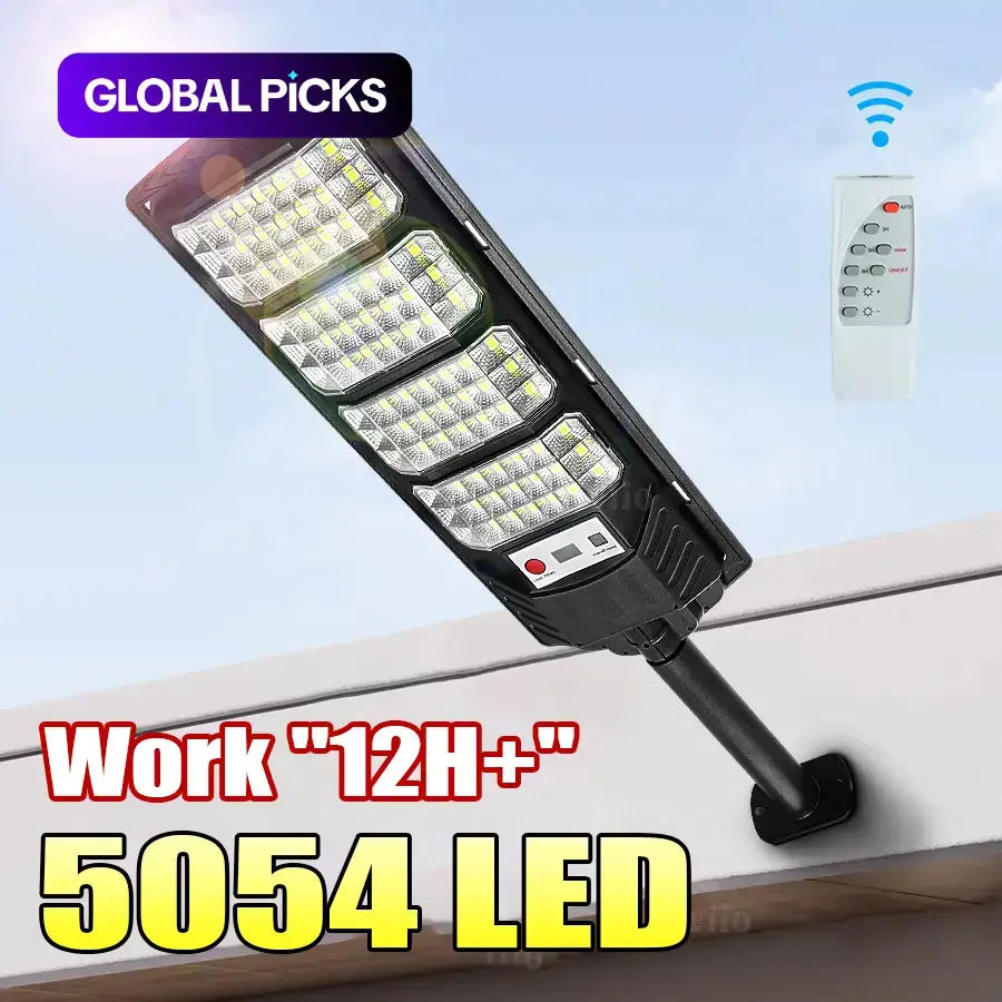Dusk-to-Dawn Always On Outdoor Solar Street Lights, High-Brightness IP65 Waterproof LED Flood Spotlights, Motion Sensor & Remote Control Solar Pathway Lights, Suitable for Parking Lots, Courtyards, Gardens #GLOBAL PICKS