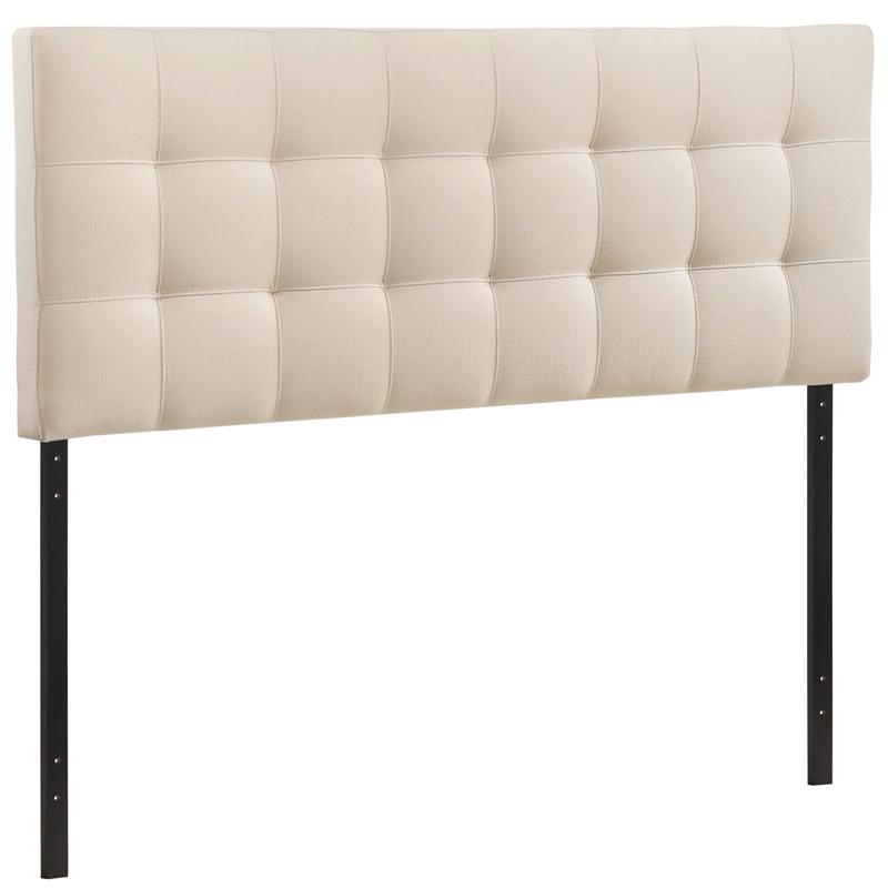 Modway Lily Full Upholstered Fabric Headboard in Ivory