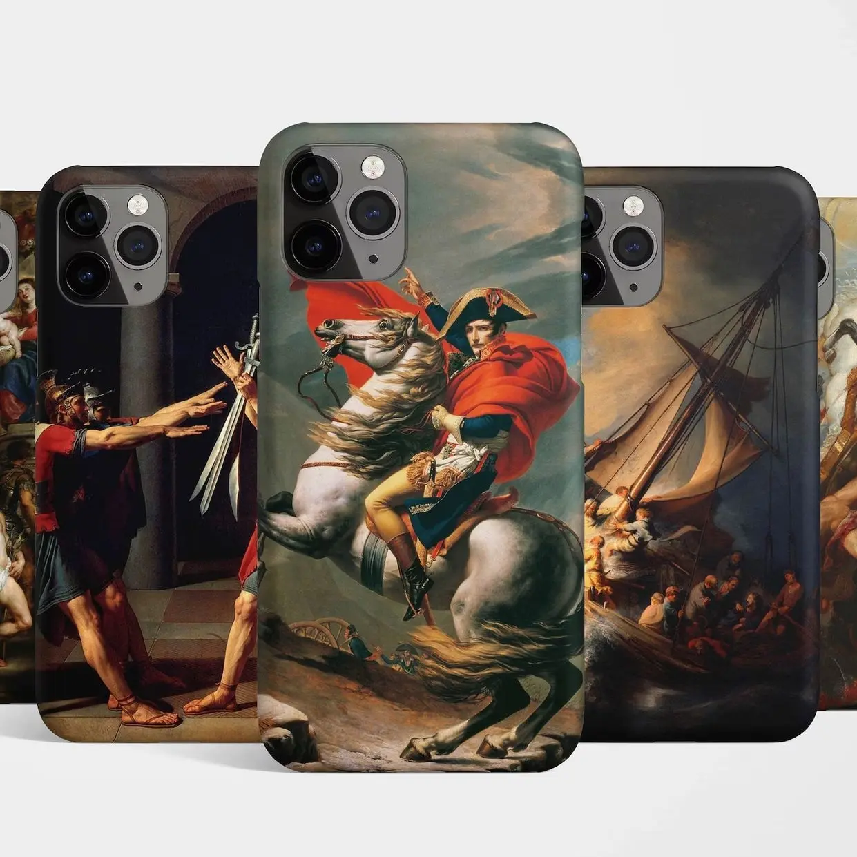 Grunge Renaissance Phone Case, Vintage Napoleon Painting Art Cover, MagSafe Protective Case for iPhone 17e 17 16e 16 15 14 13 12