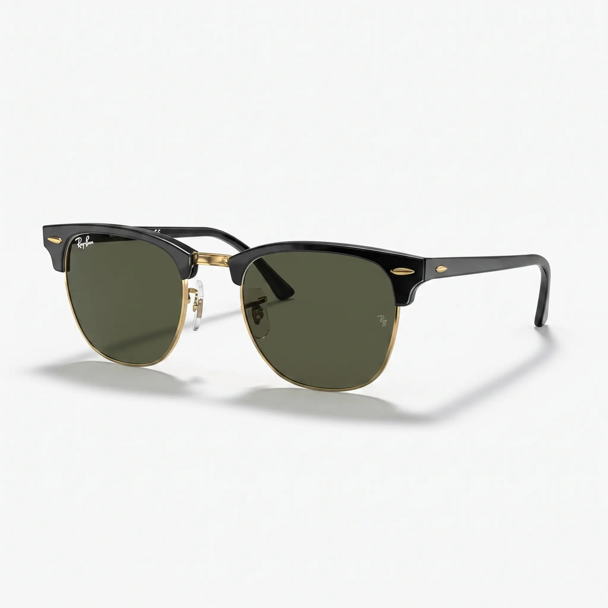 Ray-Ban Clubmaster Heritage Sunglasses – Black Frame Designer Eyewear for Men