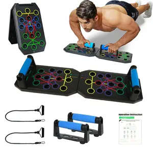 Push Up Board Fitness, Portable Foldable 30 in 1 Push Up Bar at Home Gym, Pushup Handles for Floor,Professional Strength Training Equipment For Man and Women