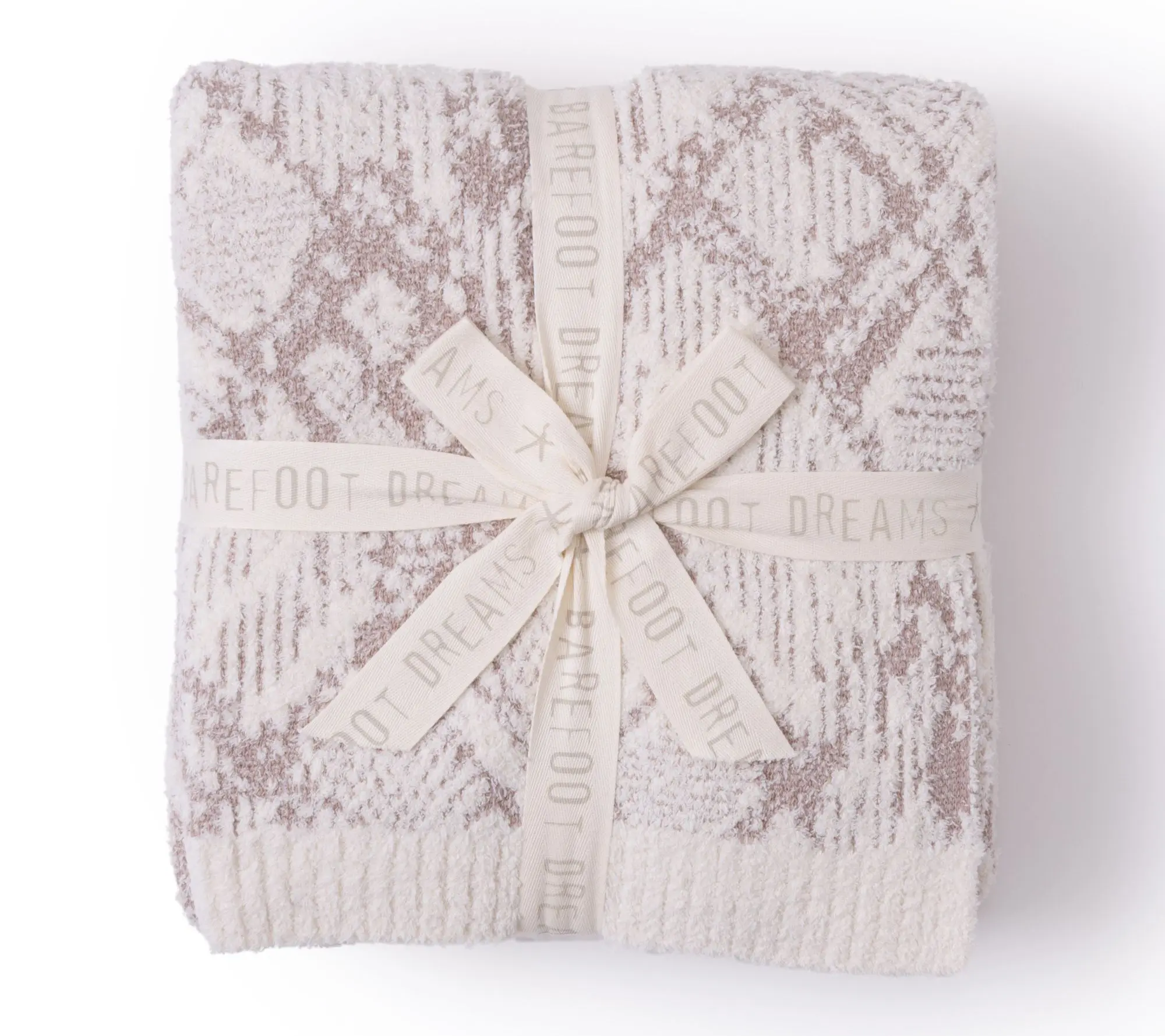 Barefoot Dreams CozyChic Cotton Graphic Texture Throw 54x72