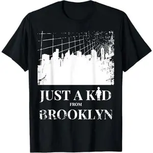 Brooklyn Bridge NY Just a Kid From Brooklyn T-Shirt