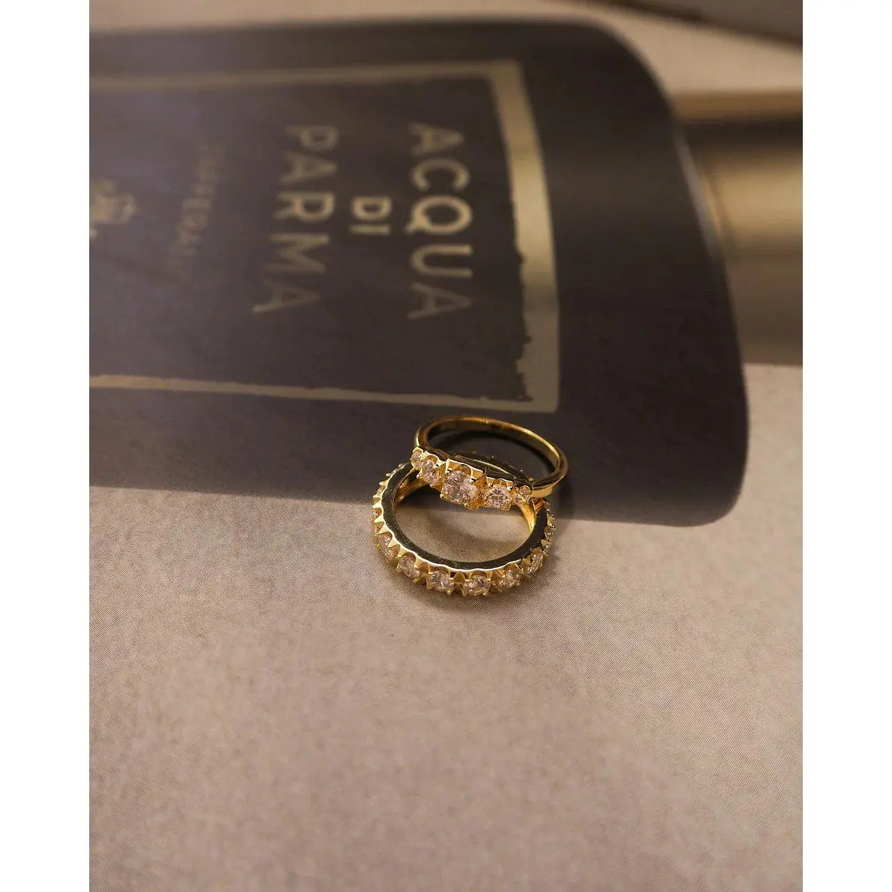 Pyramid Ring Set