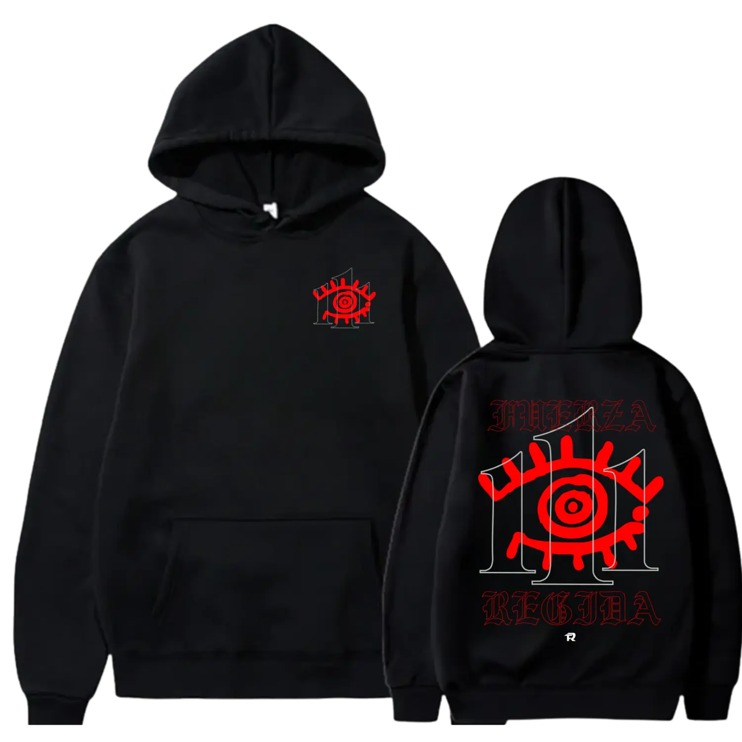 Fuerza Regida 111XPANTIA 2 Sided Hoodie, Sweatshirt, T-Shirt Corridos Tumbados Graphic Pullover, Latin Music Merch, Gifts Music For Fans For Men For Women