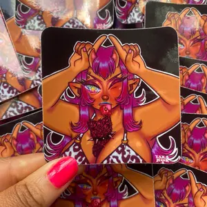 Cat Got Your Tongue sticker