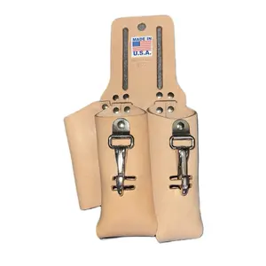 Leather Pliers Holder with Clips - Made in U.S.A. -