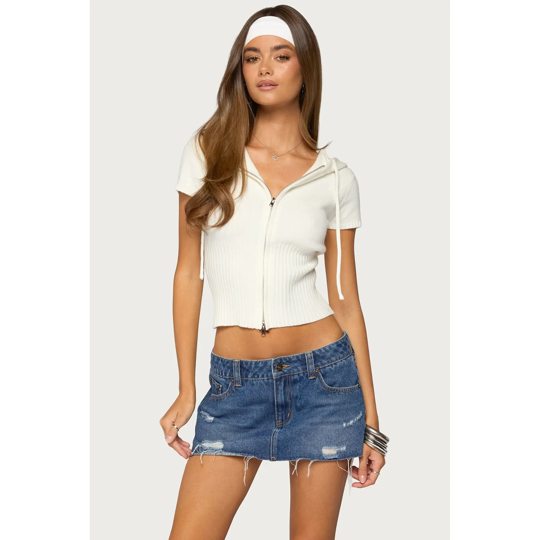 Noelani Hooded Knit Top