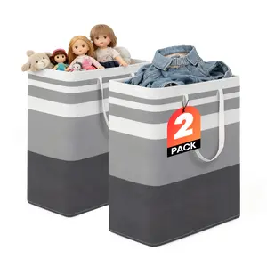 collapsible laundry basket is a must-have space-saving organizer that makes laundry day easier with its large capacity, sturdy yet foldable design, and portable handles perfect for small apartments, dorm rooms, and home organization