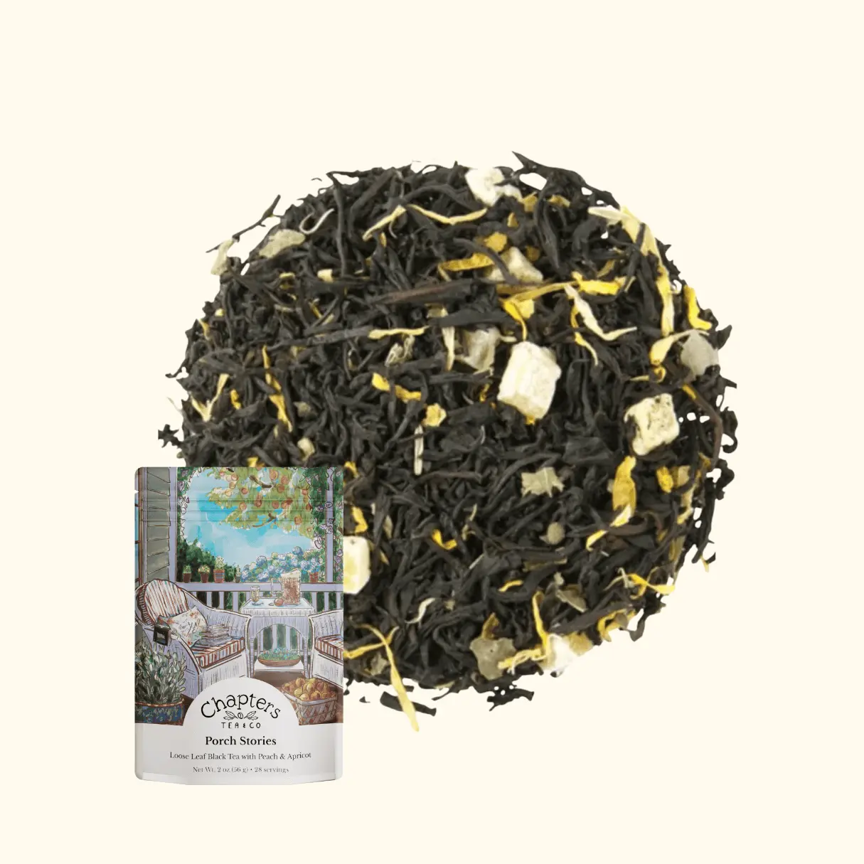 Porch Stories (Sweet Southern Peach Apricot Black Tea) 2oz