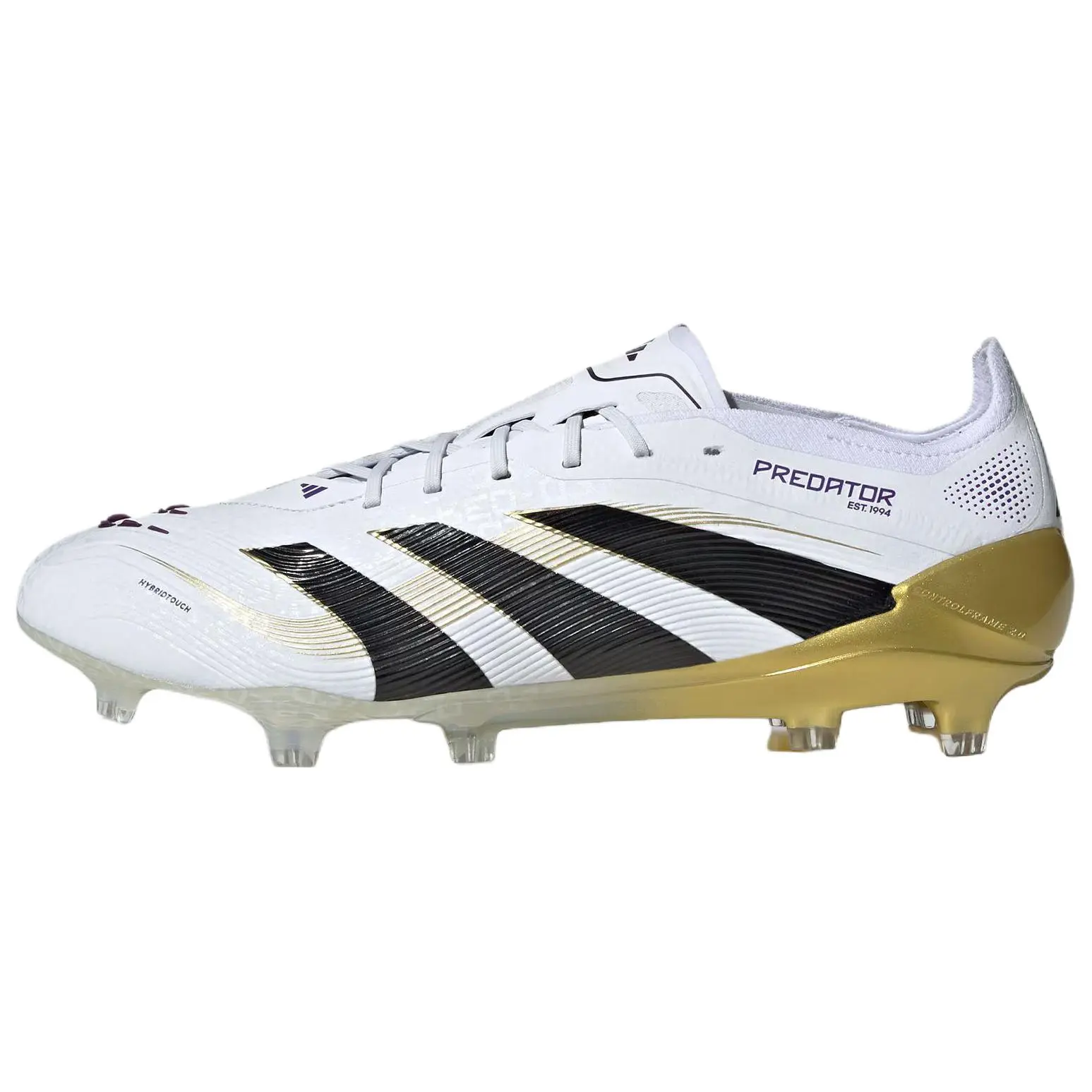 Adidas Predator Elite FG Road To Glory Pack' Stylish Comfortable Durable Non-slip Soccer Cleats Unisex White Black JI1086