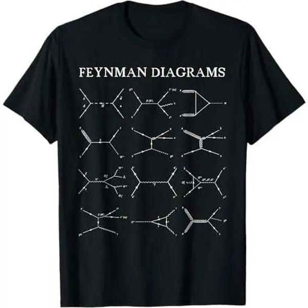 Feynman Diagrams Theoretical Physics Physicist Science Math T-Shirt
