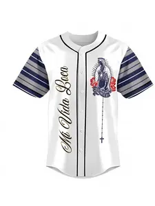 My Crazy Life: Santa Maria Black Design Baseball Jacket, unisex streetwear, graphic T-shirt, Santa Maria, men's fashion, Jersey Shirts