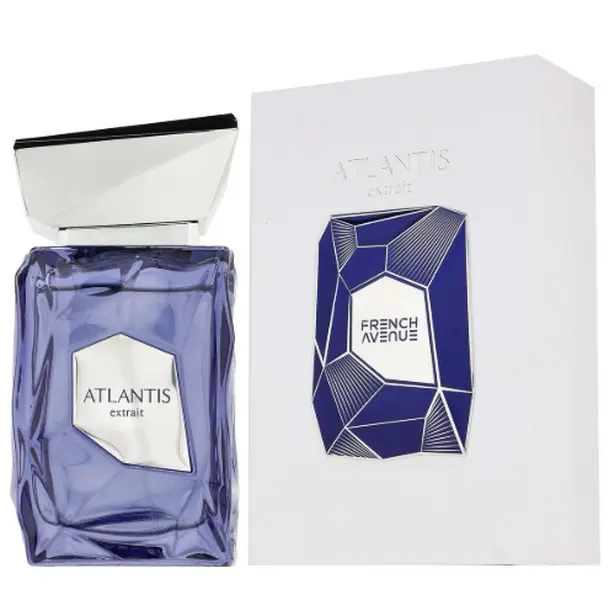 French Avenue Atlantis Eau De Parfum for Men 3.4 Fl Oz – Long Lasting Perfume Spray, Fresh Aquatic Scent, Bold & Invigorating