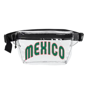 Green White Red Waist Pack | Adjustable Travel Fanny Pack for Sports, Festivals & Everyday Use