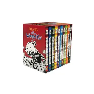 Diary of a Wimpy Kid Box of Books 1-10 Hardcover Gift Set - by  Jeff Kinney (Mixed Media Product)
