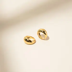 Bold Dome Ring by Caitlyn Minimalist - Chunky 18K Gold Plated Statement Ring - Thick Minimalist Stacking Ring - Unique Jewelry for Women - Gift for Her