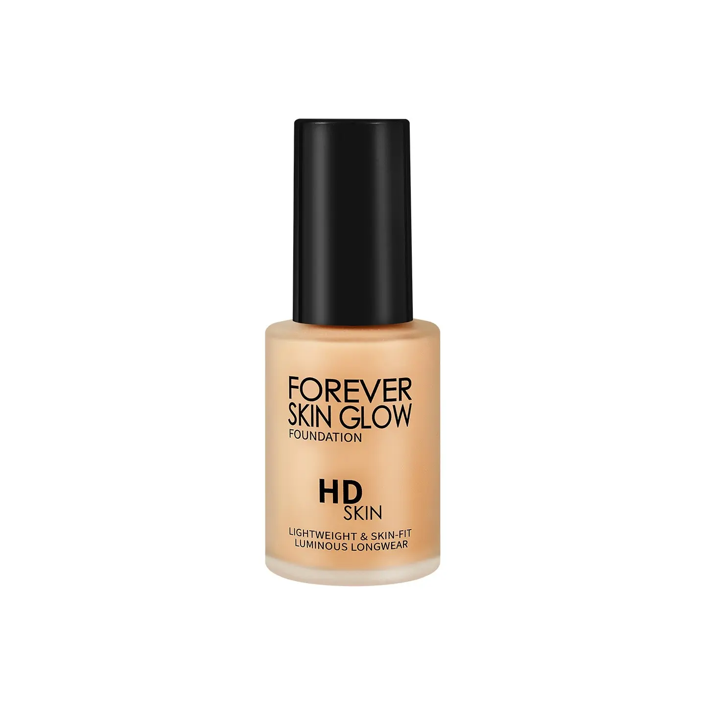 Ditu Forever Skin Glow Longwear Foundation, Lightweight Silk Touch, High Gloss, Strong Coverage, Breathable Formula, Deep Warm Color, 1.23 Fl Oz