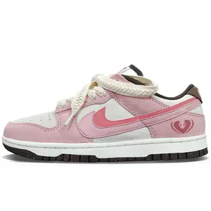 Nike Dunk YDCC Low-Top Sneakers with Double Hook and Heart Design for Men and Women Trending Shoes, House White Official Shoes to Get / Maison Mihara