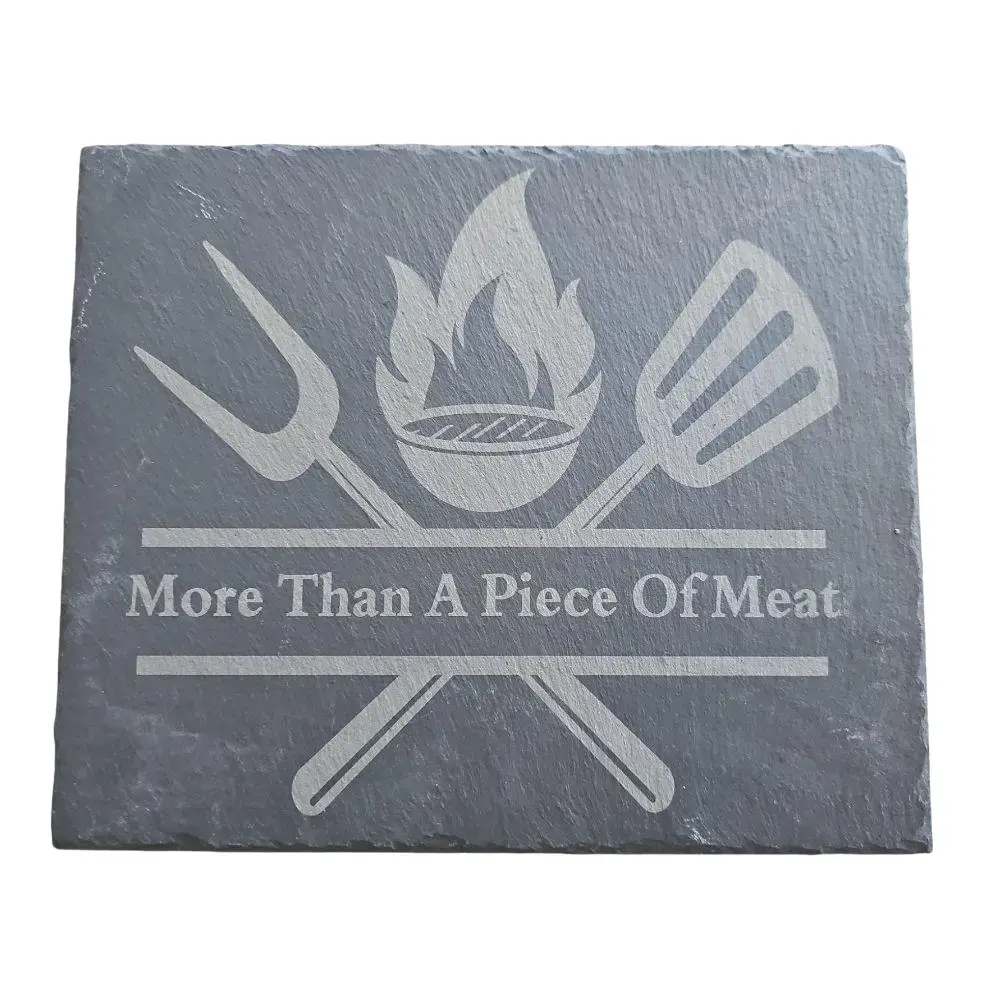 Slate Serving Board, Natural Stone Charcuterie Board for Cheese, Meats, Appetizers