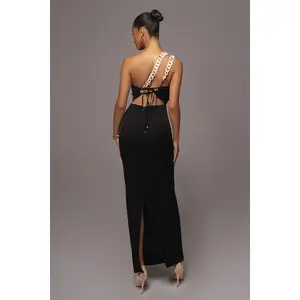 Black Luxury Living Maxi Dress