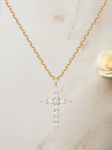 European Cross Necklace for Women, All-Season Faith Pendant, Elegant Daily Wear, Perfect for Parties and Special Occasions