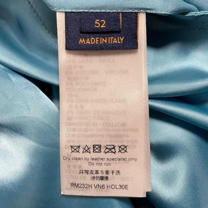 Louis Vuitton LV x YK Embroidered Faces Varsity Jacket Blue