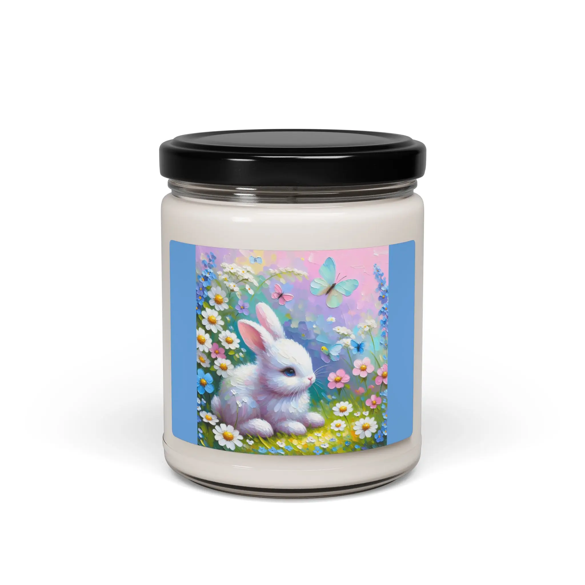 Soy Candle, Easter Cute Design, Easter Candle, Rabbit Candle, Easter Home Decor, Holiday Candle, Animal Lover Gift