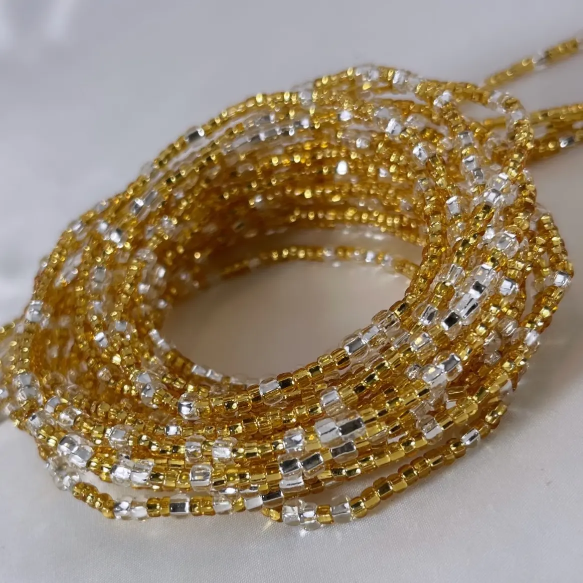 Your majesty Handcrafted Waist Bead - Tie On Strand