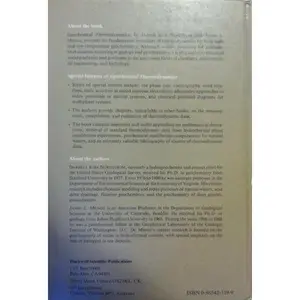 USED-Geochemical Thermodynamics by Darrell Kirk Nordstrom (Hardcover)