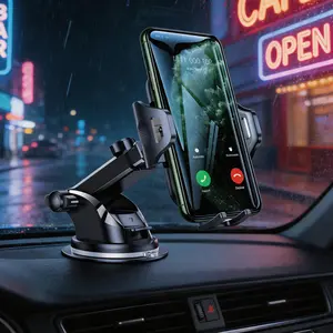ANKRIYUL 360 ° rotating navigation phone car holder, extendable phone holder, car suction cup phone holder