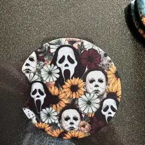 Scream face coasters (2pack)