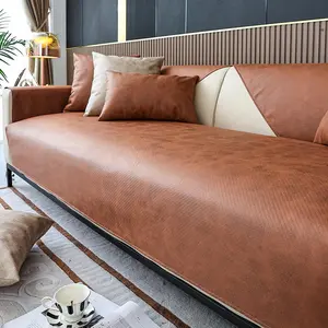 Solid Color Sofa Cover, 1 Count Modern Simple Sofa Slipcover, Dustproof Sofa Protector, Sofa Protective Cover for Home Living Room Bedroom