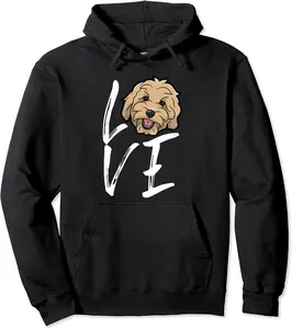 Goldendoodle Love Cute Doodle Dog Mom Dad Gift Pullover Hoodie - 97B082R7XMW6