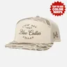 Livin' Off That Blue Collar Dollar MadHatter's Embroidered Snapback Adjustable (Up To A Size 8 Head) Premium Trucker Hat