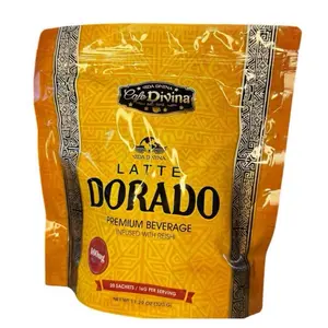 Café Divina Latte Dorado with Turmeric and Reishi - 20 Sachets - Coffee Drink Beverage Natural Traditional