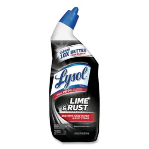 Lysol RAC98013 24 oz Disinfectant Toilet Bowl Cleaner with Lime Rust Remover, Wintergreen