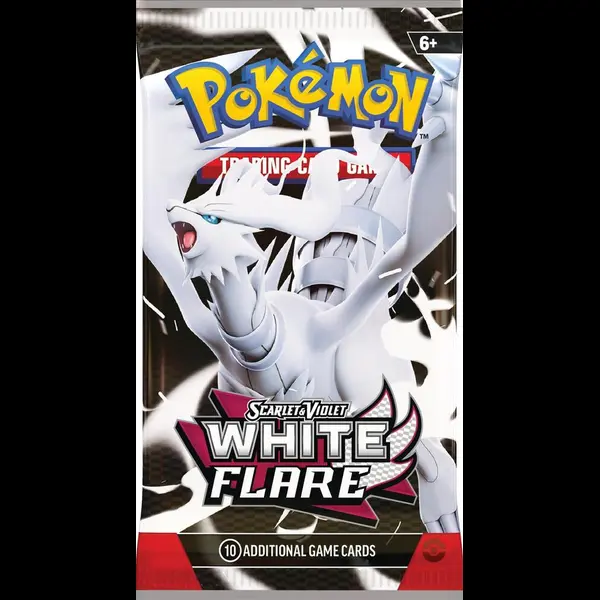 White Flare Booster Pack x1 (LIVE RIP) Pokemon TCG