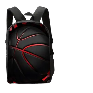 Men's Basketball-Themed Backpack (Featuring a Hoop Design) — A lightweight, high-capacity travel bag capable of holding a laptop. Sturdy and durable, it is suitable for both teenagers and adults. The perfect gift for basketball fans! With a spacious 16-in