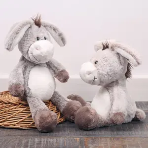 32cm Soft Plush Donkey Toys–Cuddly Donkeys for Boys, Girls & Babies–Fluffy Stuffed Animal for Cuddling Playing Plush Toys Decor
